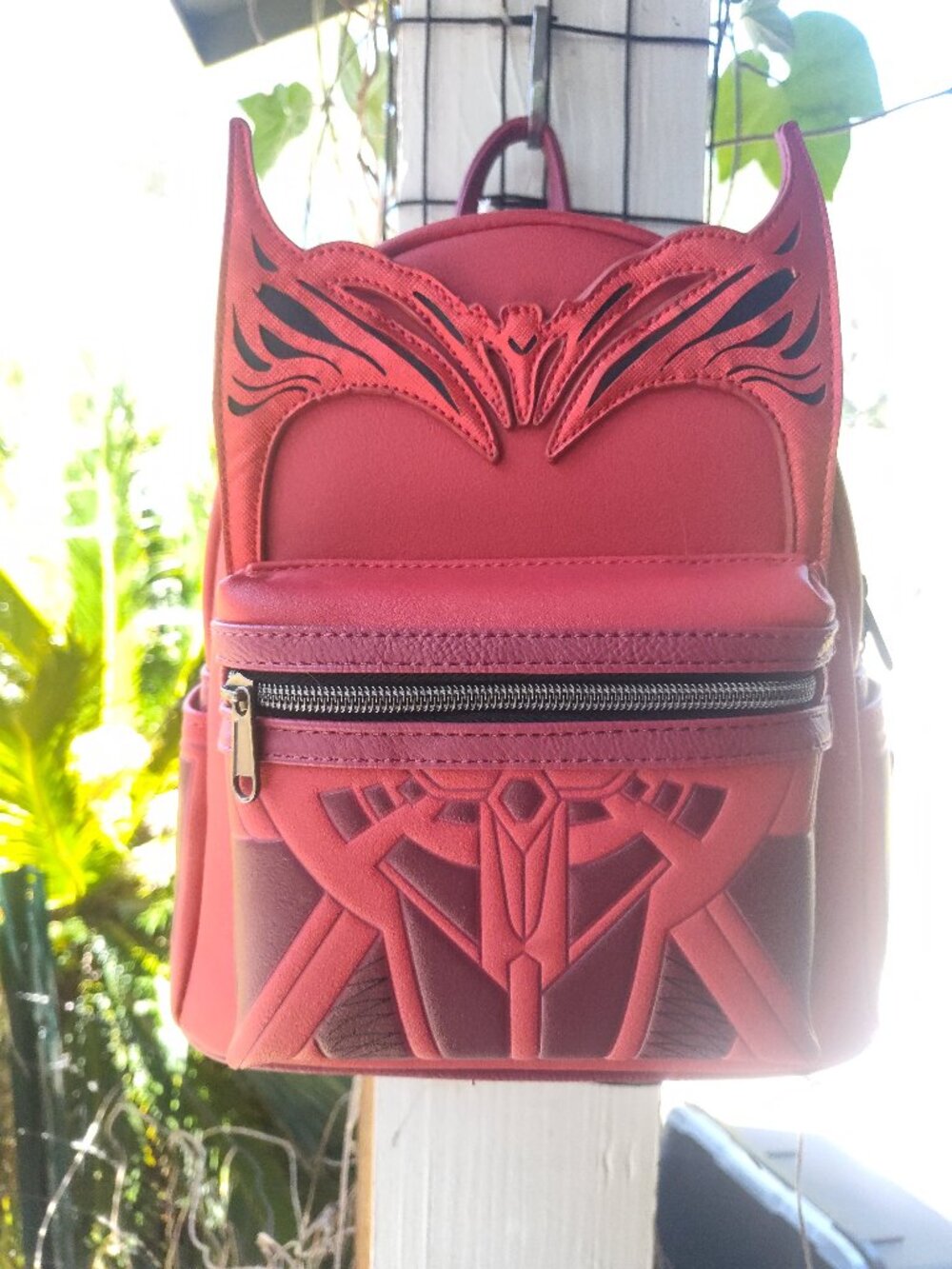 Loungefly Scarlet Witch Cosplay Mini Backpack Marvel Wanda Disney Red